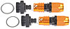Carburetor Fitting Kit (2) -6 AN Straight Sockets - image 3