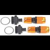 Carburetor Fitting Kit (2) -6 AN Straight Sockets - image 3