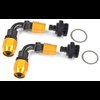 Carburetor Fitting Kit (2) -6 AN 90 Degree Sockets - image 3