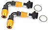 Carburetor Fitting Kit (2) -6 AN 90 Degree Sockets - image 3