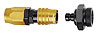 Carburetor Fitting Kit (2) -6 AN Straight Sockets - image 1