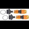 Carburetor Fitting Kit (2) -6 AN 45 Degree Sockets - image 3