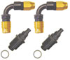 Carburetor Fitting Kit (2) -6 AN 90 Degree Sockets - image 1