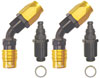 Carburetor Fitting Kit (2) -6 AN 45 Degree Sockets - image 1