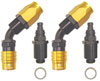 Carburetor Fitting Kit (2) -6 AN 45 Degree Sockets - image 1