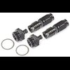 Carburetor Fitting Kit (2) -6 AN Straight Sockets - image 1