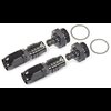 Carburetor Fitting Kit (2) -6 AN Straight Sockets - image 2