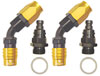 Carburetor Fitting Kit (2) -6 AN 45 Degree Sockets - image 1