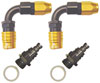 Carburetor Fitting Kit (2) -6 AN 90 Degree Sockets - image 1
