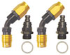 Carburetor Fitting Kit (2) -6 AN 45 Degree Sockets - image 1