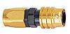 2000 Series Socket -4AN Straight Reusable Nut Hose End - image 1