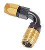 2000 Series Socket -4AN 90° Reusable Nut Hose End - image 1