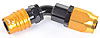 2000 Series Socket -6AN 45° Reusable Nut Hose End