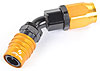 2000 Series Socket -6AN 45° Reusable Nut Hose End - image 2