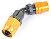 2000 Series Socket -6AN 45° Reusable Nut Hose End - image 3