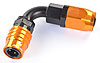 2000 Series Socket -6AN 90° Reusable Nut Hose End - image 2