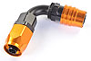 2000 Series Socket -6AN 90° Reusable Nut Hose End - image 3