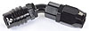 2000 Series Socket -6AN 45° Reusable Nut Hose End - image 1