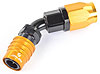2000 Series Socket -6AN 45° Reusable Nut Hose End - image 2