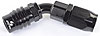 2000 Series Socket -6AN 45° Reusable Nut Hose End - image 1