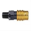 Socket 1/8IN. NPT Male- Buna Seals- Non-Valved Black - image 1