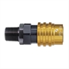 Socket 1/4IN. NPT Male- Valved EPDM Seals Black - image 1