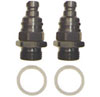 Carburetor Fitting Kit (2) 5/8"-20 Plugs - image 1