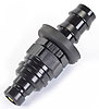 2000 Series Plug -6AN Straight Push Lock Hose End - image 1