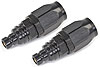 2000 Series Plug -6AN Straight Reusable Nut Hose End - image 1