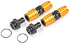 Carburetor Fitting Kit (2) -8 AN Straight Sockets - image 1