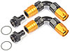 Carburetor Fitting Kit (2) -8 AN 90 Degree Sockets - image 1