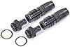 Carburetor Fitting Kit (2) -8 AN Straight Sockets - image 1