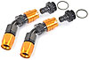 Carburetor Fitting Kit (2) -8 AN 45 Degree Sockets - image 2