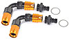 Carburetor Fitting Kit (2) -8 AN 90 Degree Sockets - image 3