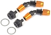 Carburetor Fitting Kit (2) -8 AN 45 Degree Sockets - image 1