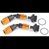 Carburetor Fitting Kit (2) -8 AN 45 Degree Sockets - image 3