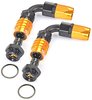 Carburetor Fitting Kit (2) -8 AN 90 Degree Sockets - image 2
