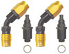 Carburetor Fitting Kit (2) -8 AN 45 Degree Sockets - image 1