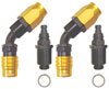 Carburetor Fitting Kit (2) -8 AN Straight Sockets - image 1