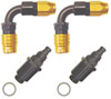 Carburetor Fitting Kit (2) -8 AN 90 Degree Sockets - image 1
