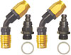 Carburetor Fitting Kit (2) -8 AN 45 Degree Sockets - image 1