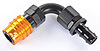 3000 Series Socket -8AN 90° Push-Lock Hose End - image 1