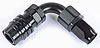 3000 Series Socket -6AN 90° Reusable Nut Hose End - image 1