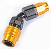3000 Series Socket -6AN 45° Reusable Nut Hose End - image 2