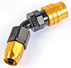 3000 Series Socket -6AN 45° Reusable Nut Hose End - image 3