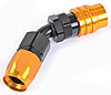 3000 Series Socket -8AN 45° 45° Reusable Nut Hose End - image 3