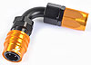 3000 Series Socket -8AN 90° Reusable Nut Hose End - image 2