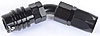 3000 Series Socket -8AN 45° Reusable Nut Hose End - image 1