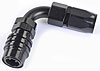 3000 Series Socket -8AN 90° Reusable Nut Hose End - image 2