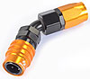 3000 Series Socket 45° Elbow -8 AN Re-usable Nut - image 2